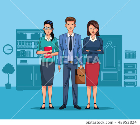 Business people at office 48952824