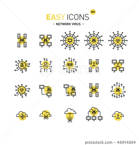 Easy icons 48d Network virus Easy icons 48d Network virus 48954804