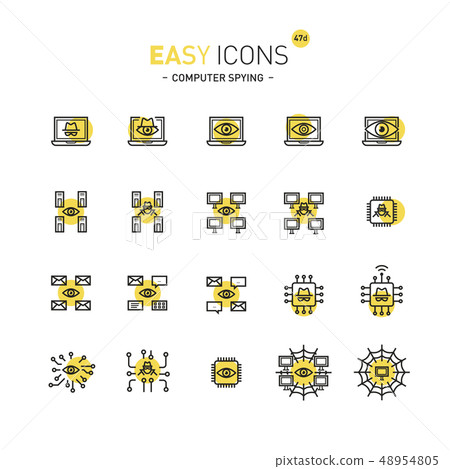Easy icons 47d Computer spying Easy icons 47d Computer spying 48954805