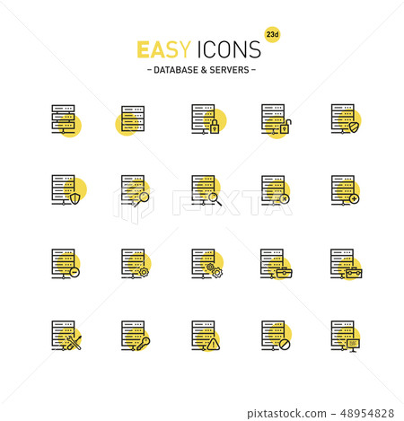 Easy icons 23d Database 48954828