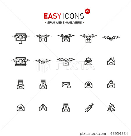 Easy icons 46a Computer crime 48954884