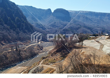 [群馬縣]丸井岩石和丸井城堡（八wa水壩工地） 48954903