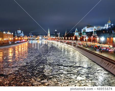 Panorama view of Moscow, Kremlin,Russia Panorama view of Moscow, Kremlin,Russia 48955874