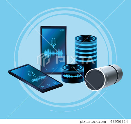 Smartphone voice recognition speaker 48956524