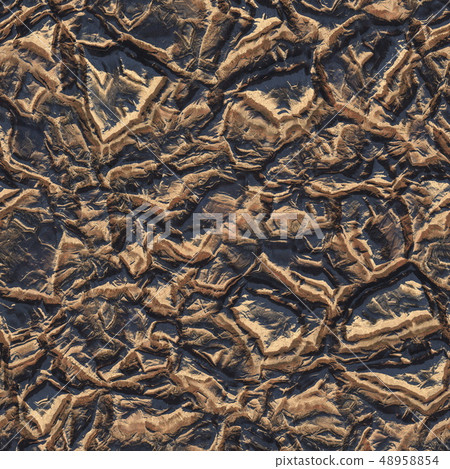 Aerial view from air plane to brown and sandy nature mountains seamless texture background Aerial view from air plane to brown and sandy nature mountains seamless texture background 48958854