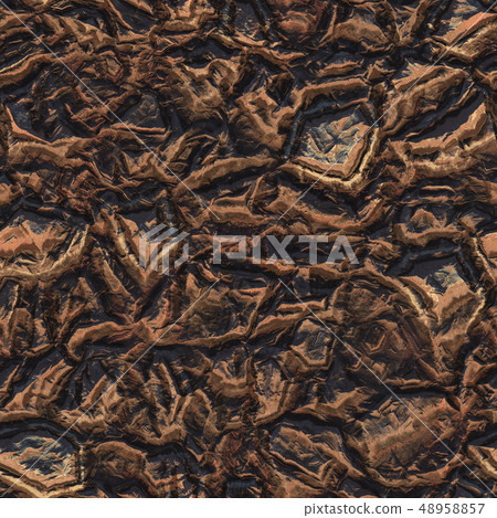 Aerial view from air plane to brown and sandy nature mountains seamless texture background Aerial view from air plane to brown and sandy nature mountains seamless texture background 48958857