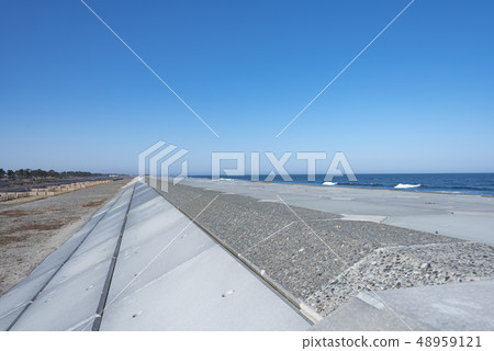 Seawall Tsunami Disaster prevention Disaster mitigation Tsunami measures 48959121