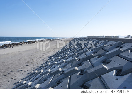 Seawall Tsunami Disaster prevention Disaster mitigation Tsunami measures Seawall Tsunami Disaster prevention Disaster mitigation Tsunami measures 48959129