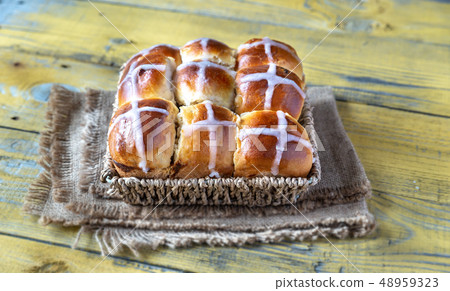 Homemade hot cross buns Homemade hot cross buns 48959323