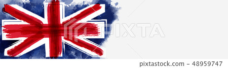 Grunge flag of the United Kingdom - Stock Illustration [48959747] - PIXTA