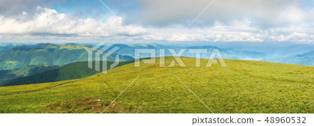 panorama of a mountain landscape in summer 48960532
