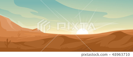 Desert landscape background Desert landscape background 48963710