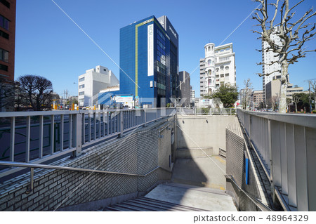 日本的東京都市風景我看Nogizaka駐地等。 48964329
