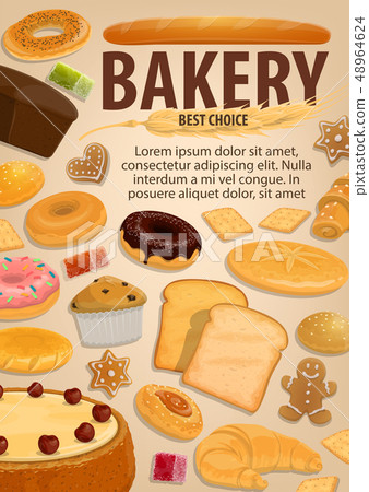 Bread and pastry food, bakery, desserts 48964624