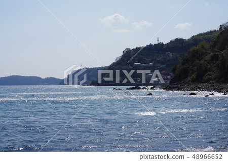 在小田原市石橋附近的海岸 48966652