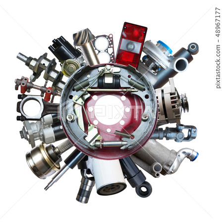 Auto spare parts around brake 48967177