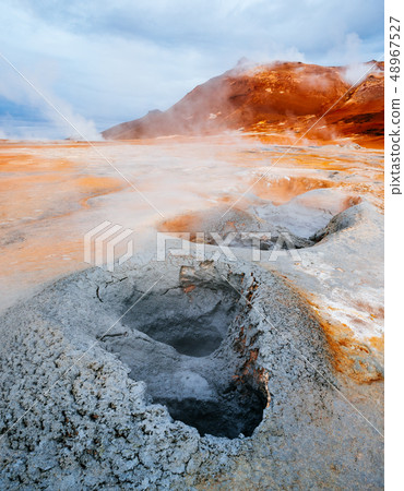 Namafjall - geothermal area in field of Hverir, 48967527