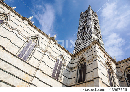 Siena Cathedral . is a medieval church, now dedicated to the Assumption of Mary, completed between 48967756