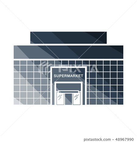 Supermarket building icon Supermarket building icon 48967990