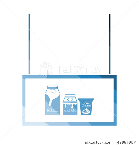 Milk market department icon 48967997