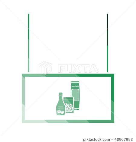 Grocery market department icon Grocery market department icon 48967998