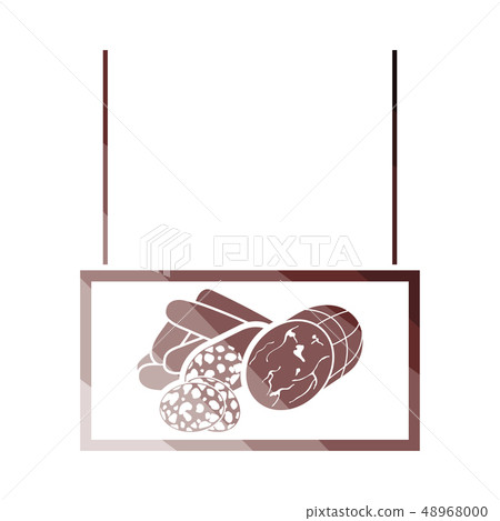 Sausages market department icon 48968000