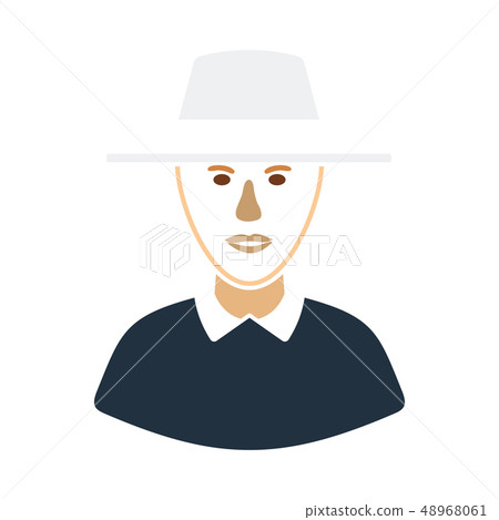 Cricket umpire icon 48968061
