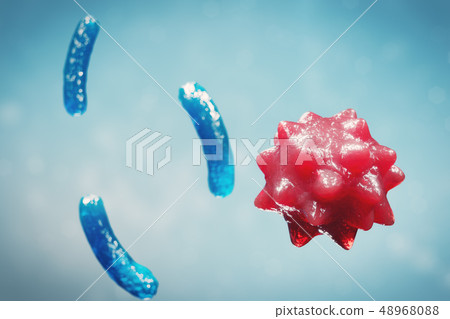 Virus backgorund. Viruses influenza, hepatitis, AIDS, E. coli, colon bacillus. Concept of science Virus backgorund. Viruses influenza, hepatitis, AIDS, E. coli, colon bacillus. Concept of science 48968088