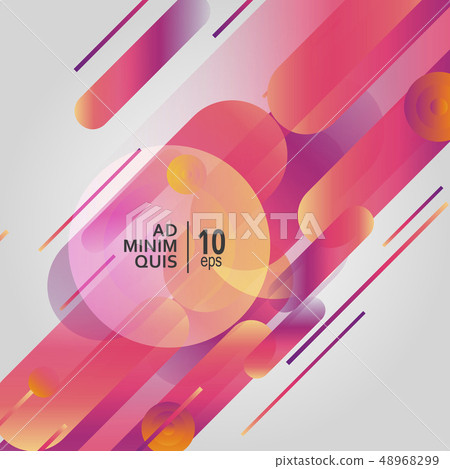 Minimal geometric background. Gradient shapes composition Minimal geometric background. Gradient shapes composition 48968299