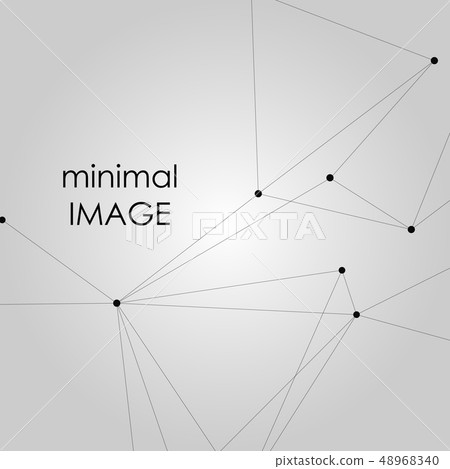 Vector with black polygon background - Stock Illustration [48968340 ...
