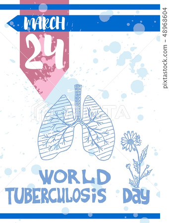 March 24 fighting tuberculosis sketch style vector March 24 fighting tuberculosis sketch style vector 48968604