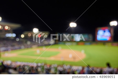 Baseball sport game blurred background Baseball sport game blurred background 48969051