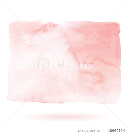 Hand Painted Art Of Watercolor Paint On Watercolor Paper 48969114