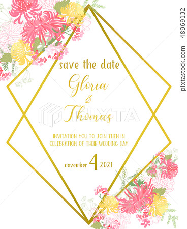 Greeting card for the wedding day 48969132