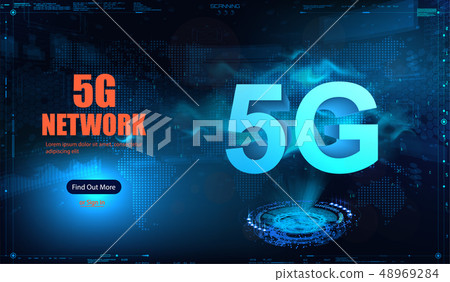 5G new wireless internet wifi connection 48969284