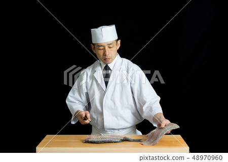 在魚處理板之前 在魚處理板之前 48970960