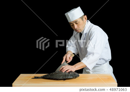 Before the fish handling board 48971063