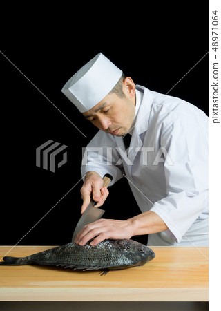 Before the fish handling board Before the fish handling board 48971064