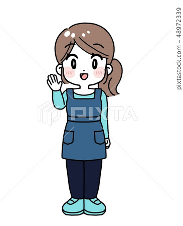 Apron woman illustration 48972339