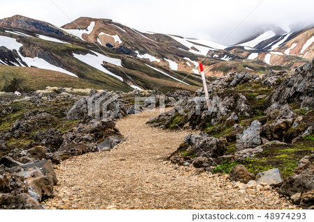 Landscape of Landmannalaugar Iceland Highland 48974293