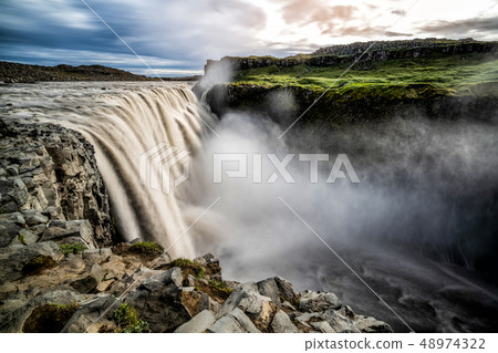Dettifoss Waterfall in Northeast Iceland 48974322
