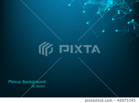 Abstract plexus background with connected lines Abstract plexus background with connected lines 48975345