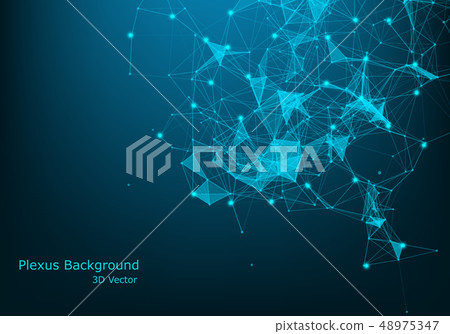 Technology abstract vector background.Data 48975347