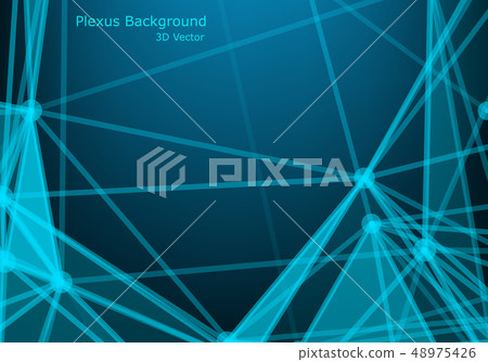 Futuristic shape. Computer generated abstract 48975426