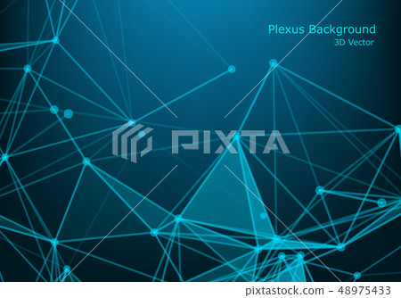 Geometric graphic background molecule and Geometric graphic background molecule and 48975433