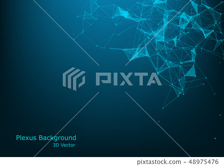 Abstract 3d technology futuristic geometrical and 48975476