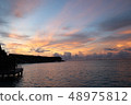 熱帶日落 48975812