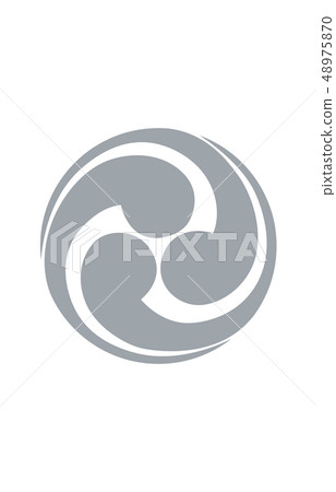 Warlords family crest silver Kobayakawa 48975870