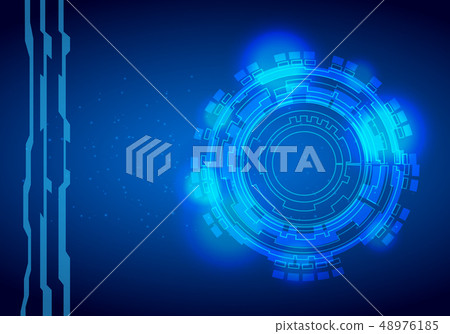 Concept digital technology background. 48976185