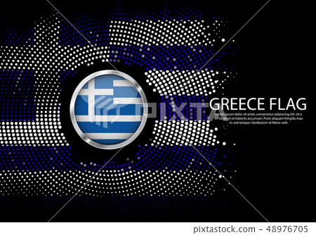 Background of Flag Halftone gradient template 48976705